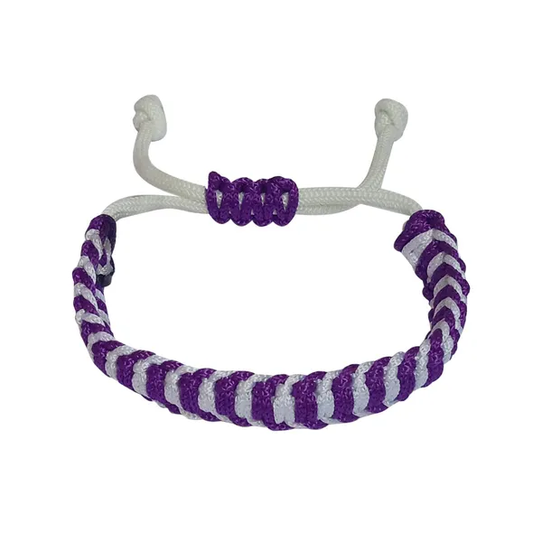 Violet_And_White_Bracelet_Adjustable_Charming_Wristband_Handmade_Macrame_Bracelet_Friendship_Band_For_Women_And_Men