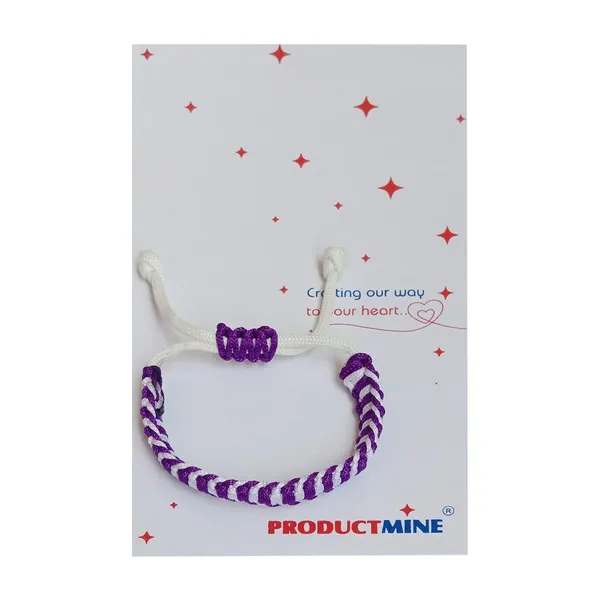 Violet_And_White_Bracelet_Adjustable_Charming_Wristband_Handmade_Macrame_Bracelet_Friendship_Band_For_Women_And_Men