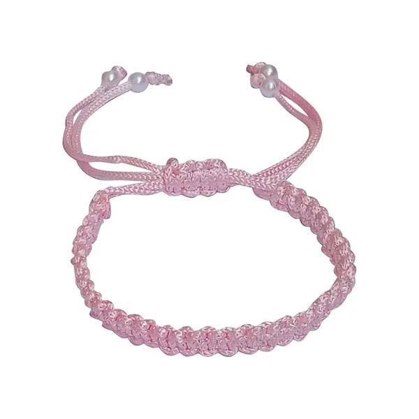 Pink_Bracelet_Adjustable_Charming_Wristband_Handmade_Macrame_Friendship_Band_For_Women_And_Men