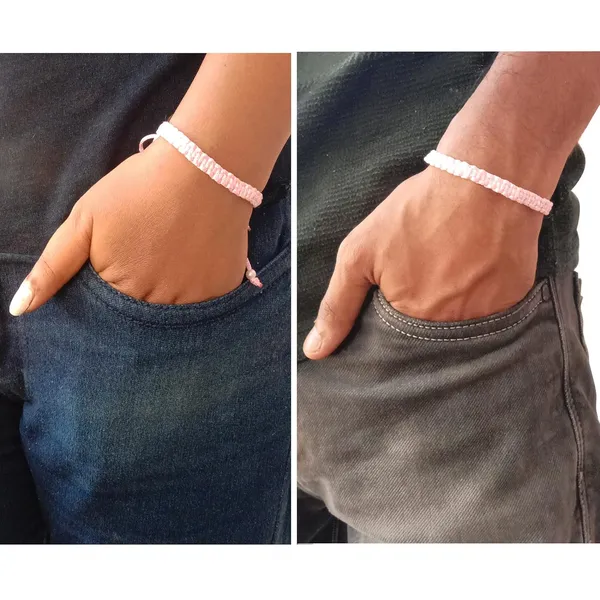 Pink_Bracelet_Adjustable_Charming_Wristband_Handmade_Macrame_Friendship_Band_For_Women_And_Men