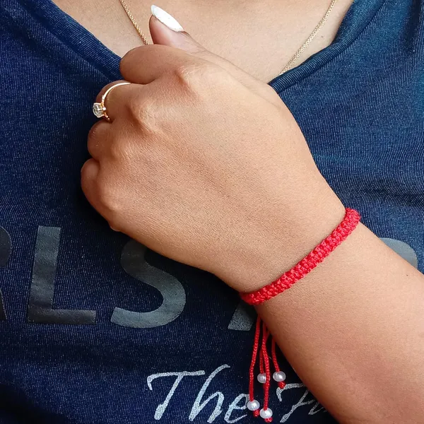 Red_Adjustable_Charming_Wristband_Handmade_Macrame_Bracelet_Friendship_Band_For_Women_And_Men