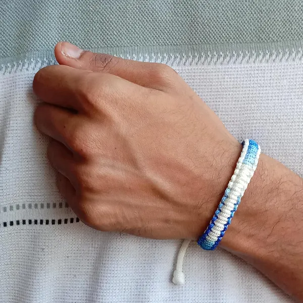 Blue_&_White_Shaded_Bracelet_Adjustable_Charming_Handmade_Macrame_Friendship_Band_For_Women_And_Men