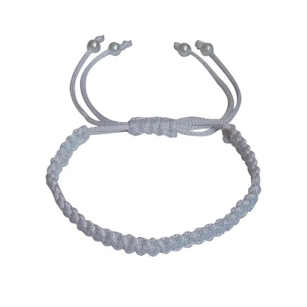White_Bracelet_Adjustable_Charming_Wristband_Handmade_Macrame_Friendship_Band_For_Women_And_Men