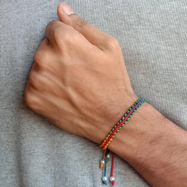 Multicolor_Bracelet_Adjustable_Charming_Wristband_Handmade_Macrame_Friendship_Band_For_Women_And_Men