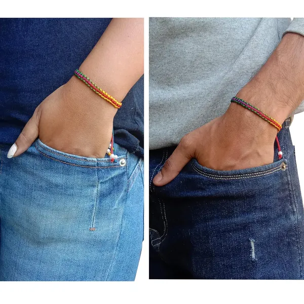 Multicolor_Bracelet_Adjustable_Charming_Wristband_Handmade_Macrame_Friendship_Band_For_Women_And_Men