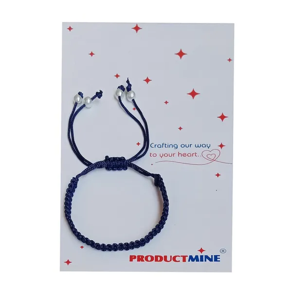 Navy_Blue_Bracelet_Adjustable_Charming_Wristband_Handmade_Macrame_Friendship_Band_For_Women_And_Men