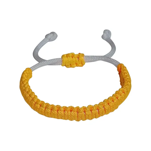 Neon_Yellow_Handmade_Adjustable_Bracelet_Wristband_Friendship_Band_For_Women_Skin_Friendly
