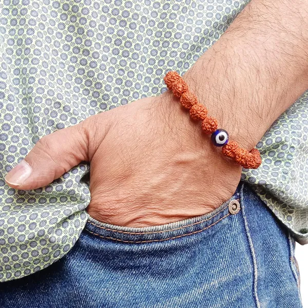 Brown_Rudraksha_With_Evil_Eye_Bracelet_Stretchable_Energized_Wrist_Band_Gift_For_Special_Ones.