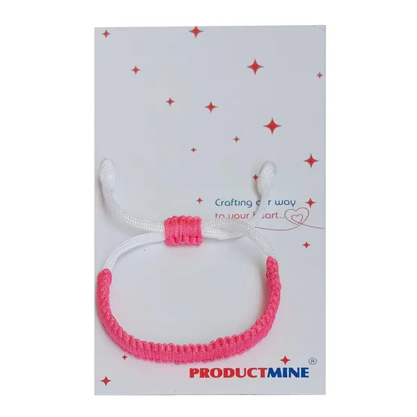 Neon_Pink_Bracelet_Adjustable_Charming_Wristband_Handmade_Macrame_Friendship_Band_For_Women_And_Men