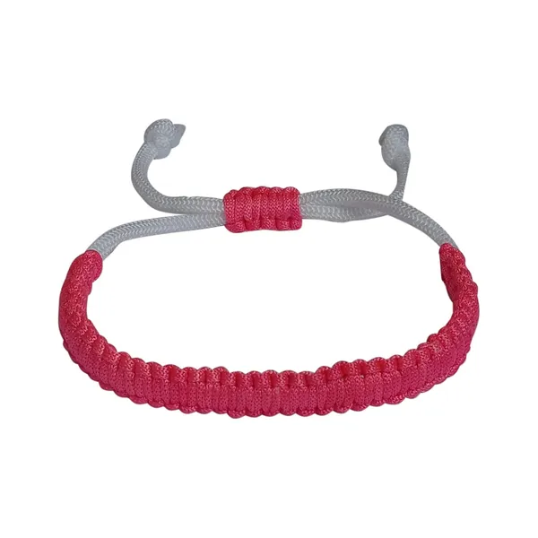 Neon_Pink_Bracelet_Adjustable_Charming_Wristband_Handmade_Macrame_Friendship_Band_For_Women_And_Men