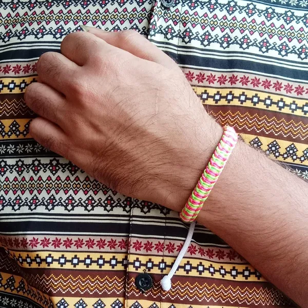 Neon_Green_And_Neopn_Pink_Bracelet_Adjustable_Charming_Wristband_Handmade_Macrame_Friendship_Band_For_Women_And_Men