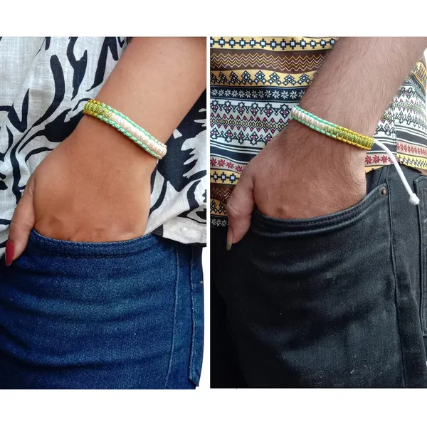 Green_&_Grey_Shaded_Bracelet_Adjustable_Charming_Wristband_Handmade_Macrame_Bracelet_Friendship_Band_For_Women_And_Men