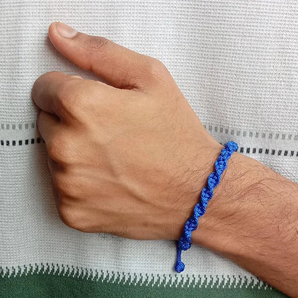 Blue_Bracelet_Adjustable_Charming_Wristband_Handmade_Macrame_Bracelet_Friendship_Band_For_Women_And_Men