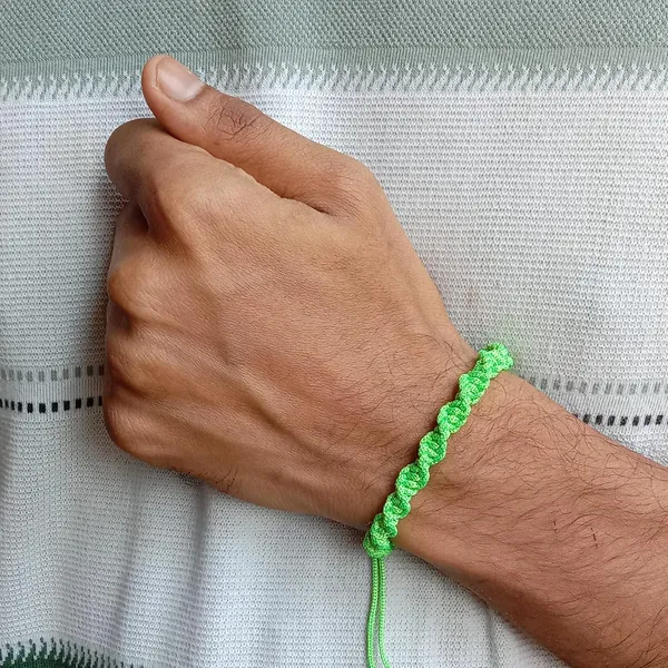 Neon_Green_Bracelet_Adjustable_Charming_Wristband_Handmade_Macrame_Bracelet_Friendship_Band_For_Women_And_Men