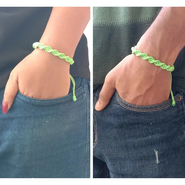 Neon_Green_Bracelet_Adjustable_Charming_Wristband_Handmade_Macrame_Bracelet_Friendship_Band_For_Women_And_Men