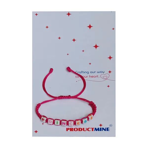 Magenta_Princess_Macrame_Bracelet_Adjustable_Charming_Wristband