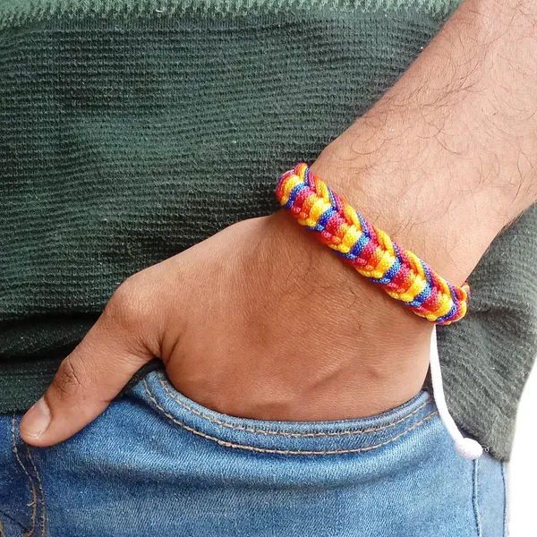 Multicolor_Handmade_Adjustable_Bracelet_Friendship_Band_For_Women_Skin_Friendly