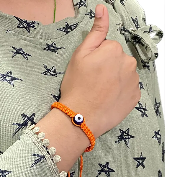 Orange_Evil_Eye_Unisex_Adult_Reiki_Healing_Adjustable_Bracelets_Gift_For_Special_Ones