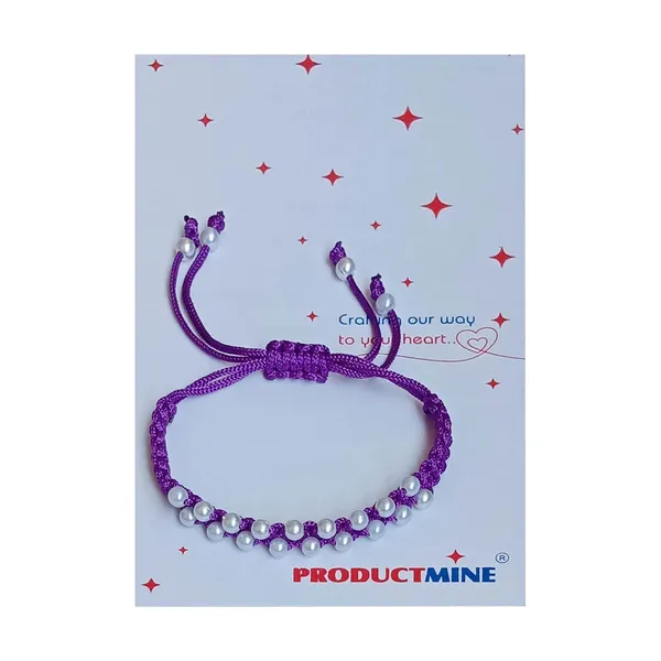 Violet_Handmade_Adjustable_Bracelet_Wristband_Friendship_Band_For_Women_Skin_Friendly