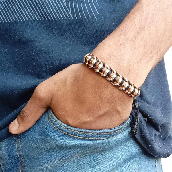 Black_&_Tan_Amd_Brown_Handmade_Adjustable_Bracelet_Friendship_Band_For_Men_And_Women_Skin_Friendly