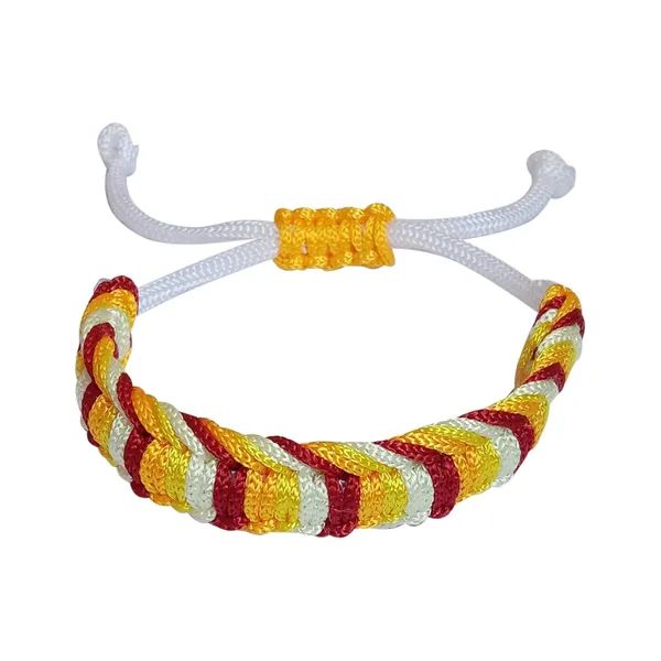Maroon_&_Yellow_&_White_Handmade_Adjustable_Bracelet_Friendship_Band_For_Men_And_Women_Skin_Friendly