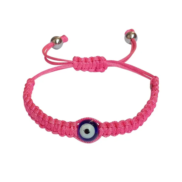 Neon_Pink_Evil_Eye_Macrame_Bracelet_For_Unisex_Adult_Reiki_Healing_Adjustable_Bracelet_Gift_For_Special_Ones_-_Fluorescent