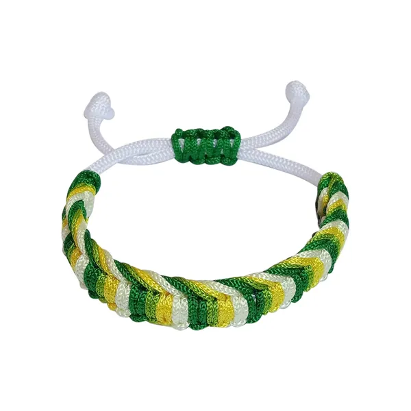 Green_And_Yellow__Handmade_Adjustable_Bracelet_Friendship_Band_For_Men_And_Women_Skin_Friendly