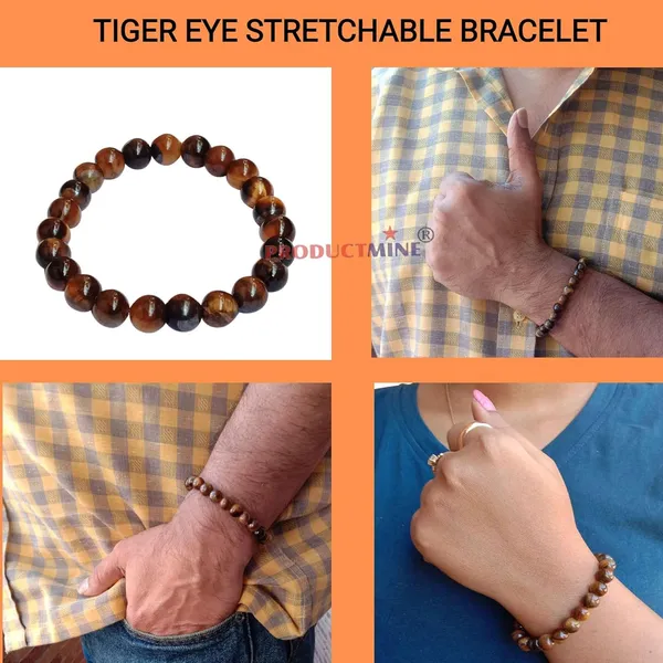 Brown__Tiger_Eye_Semi_Precious_Stone_Bracelet_Stretchable_Energized_Wristband_Gift_For_Special_Ones.