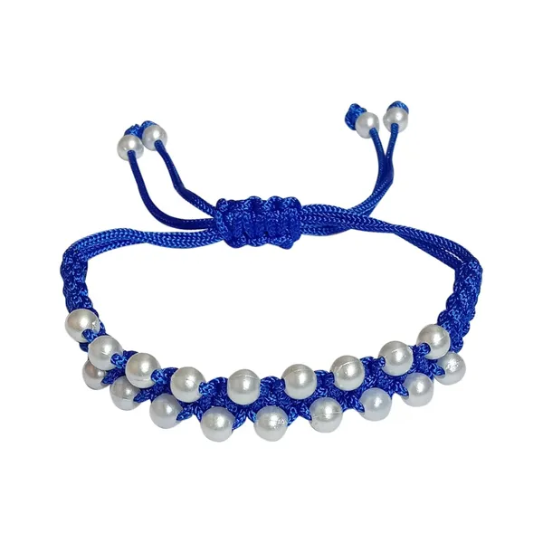 Blue_Handmade_Adjustable_Bracelet_Friendship_Band_For_Women_Skin_Friendly