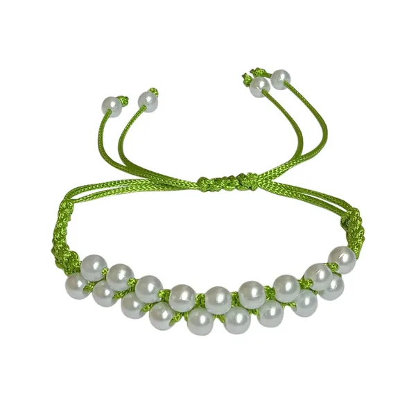 Military_Green_Handmade_Adjustable_Bracelet_Friendship_Band_For_Women_Skin_Friendly_-_Olive_Green