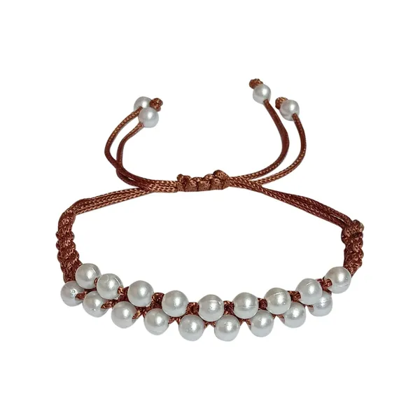Brown_Handmade_Adjustable_Bracelet_Wristband_Friendship_Band_For_Women_Skin_Friendly