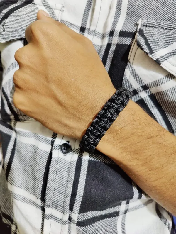 Black_Handmade_Adjustable_Bracelet_Friendship_Band_For_Women_And_Men_Skin_Friendly