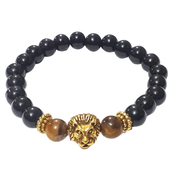 Black_Lion_Head_Bracelet_With_Tiger_Eye_Natural_Stone_Stretchable_Bracelet_For_Girls,_Men,_Boys_And_Women_Gift