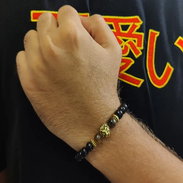 Black_Lion_Head_Bracelet_With_Tiger_Eye_Natural_Stone_Stretchable_Bracelet_For_Girls,_Men,_Boys_And_Women_Gift
