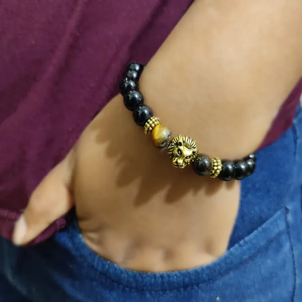 Black_Lion_Head_Bracelet_With_Tiger_Eye_Natural_Stone_Stretchable_Bracelet_For_Girls,_Men,_Boys_And_Women_Gift