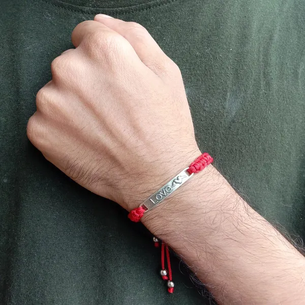 Red_Love_Charm_Adjustable_Macrame_Love_Handmade_Bracelet_For_Girls,_Men,_Boys_And_Women