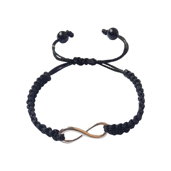 Black_Infinity_Charm_Thread_Bracelet_Adjustable_Wristband_For_Girls,_Men,_Boys_And_Women
