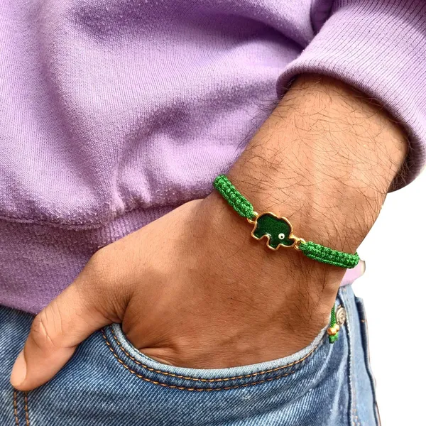 Green_Elephant_Evil_Eye_Bracelet_Adjustable_Wristband_Handmade_Friendship_Brand_For_Girls,_Men,_Boys_And_Women_Gift