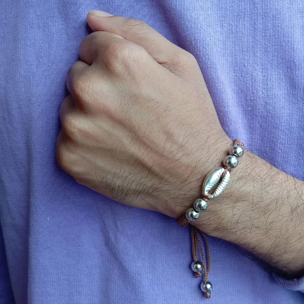 Brown_Cowrie_Shell_Charm_Bracelet_Adjustable_Handmade_Bracelet_For_Girls,_Men,_Boys_And_Women