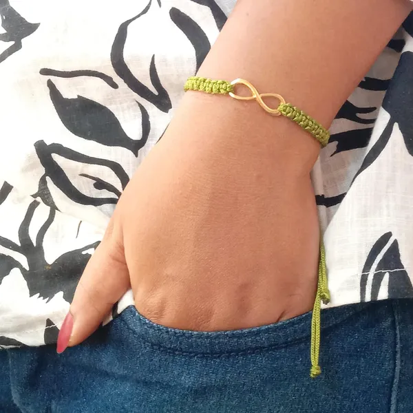 Green_Infinity_Charm_Thread_Bracelet_Adjustable_Bracelet_For_Girls,_Men,_Boys_And_Women