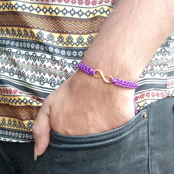 Violet_Infinity_Charm_Thread_Adjustable_Bracelet_For_Girls,_Men,_Boys_And_Women