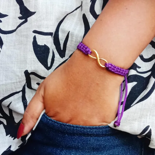 Violet_Infinity_Charm_Thread_Adjustable_Bracelet_For_Girls,_Men,_Boys_And_Women