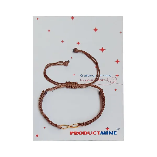 Brown_Infinity_Charm_Thread_Bracelet_Adjustable_Wristband_For_Girls,_Men,_Boys_And_Women
