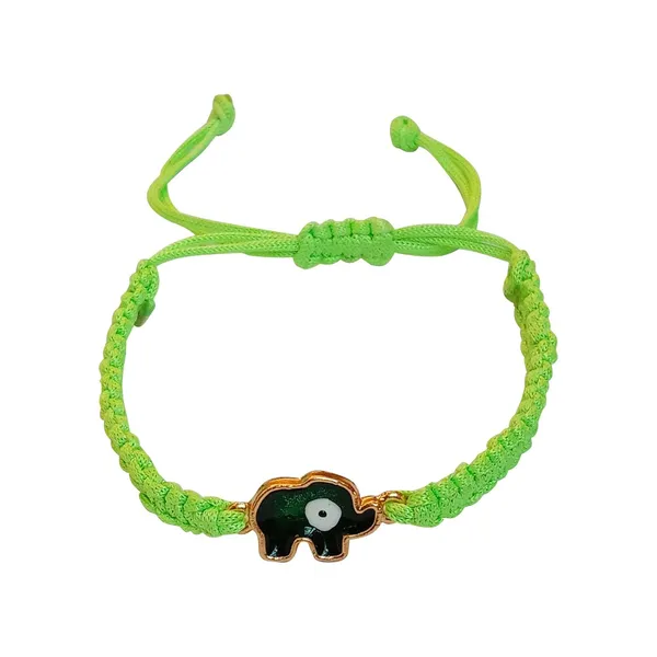 Neon_Green_Elephant_Evil_Eye_Bracelet_Adjustable_Wristband_Handmade_Friendship_Brand_For_Girls,_Men,_Boys_And_Women_Gift