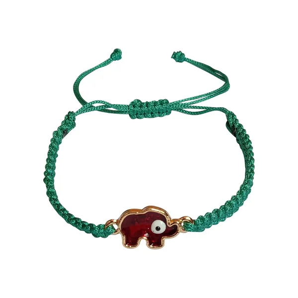 Turquoise_Green_Elephant_Evil_Eye_Bracelet_Adjustable_Wristband_Handmade_Friendship_Brand_For_Girls,_Men,_Boys_And_Women_Gift