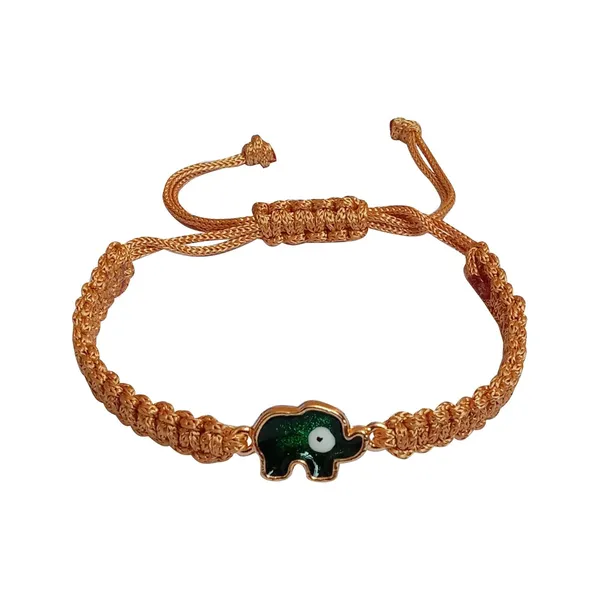 Golden_Brown_Elephant_Evil_Eye_Bracelet_Adjustable_Wristband_Handmade_Friendship_Brand_For_Girls,_Men,_Boys_And_Women_Gift