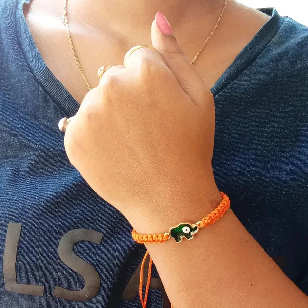 Orange_Elephant_Evil_Eye_Bracelet_Adjustable_Wristband_Handmade_Friendship_Brand_For_Girls,_Men,_Boys_And_Women_Gift