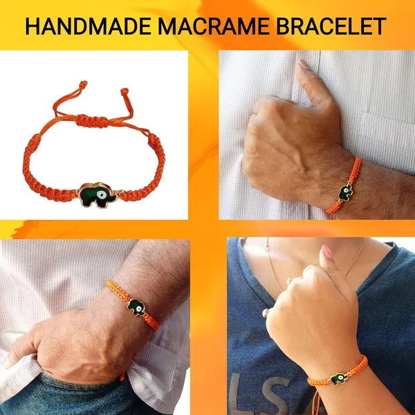 Orange_Elephant_Evil_Eye_Bracelet_Adjustable_Wristband_Handmade_Friendship_Brand_For_Girls,_Men,_Boys_And_Women_Gift
