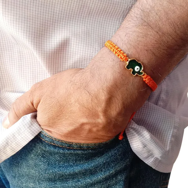 Orange_Elephant_Evil_Eye_Bracelet_Adjustable_Wristband_Handmade_Friendship_Brand_For_Girls,_Men,_Boys_And_Women_Gift