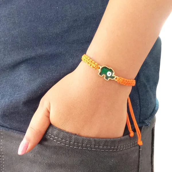 Orange_Elephant_Evil_Eye_Bracelet_Adjustable_Wristband_Handmade_Friendship_Brand_For_Girls,_Men,_Boys_And_Women_Gift